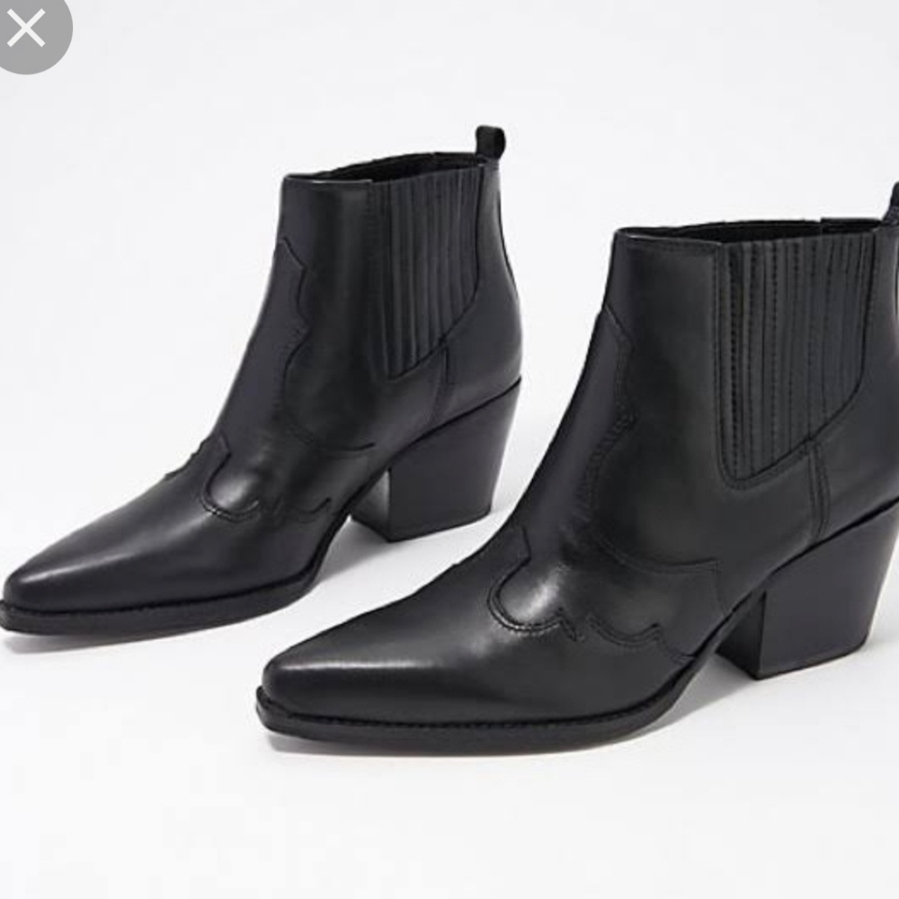 Sam Edelman black ankle boots